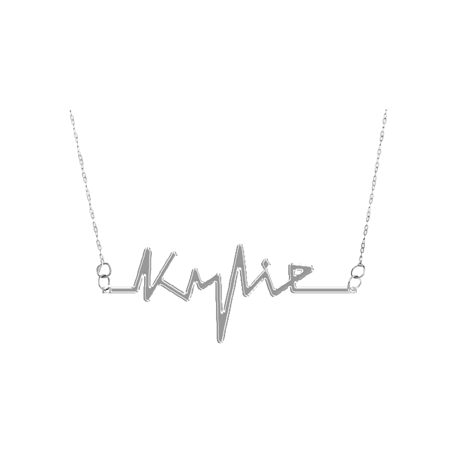 Kylie Tension Logo Necklace