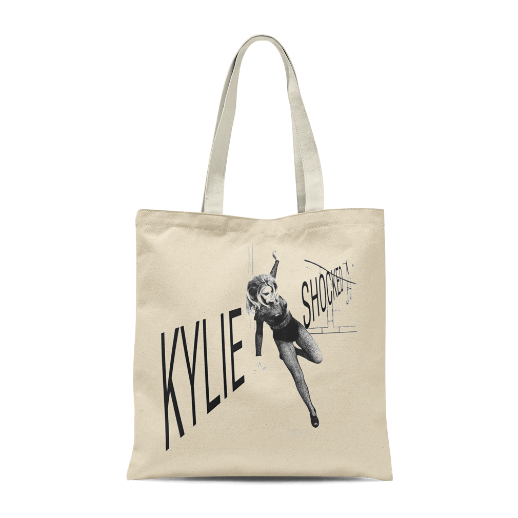 Shocked Tote Bag Natural Handles Official Store Kylie Minogue