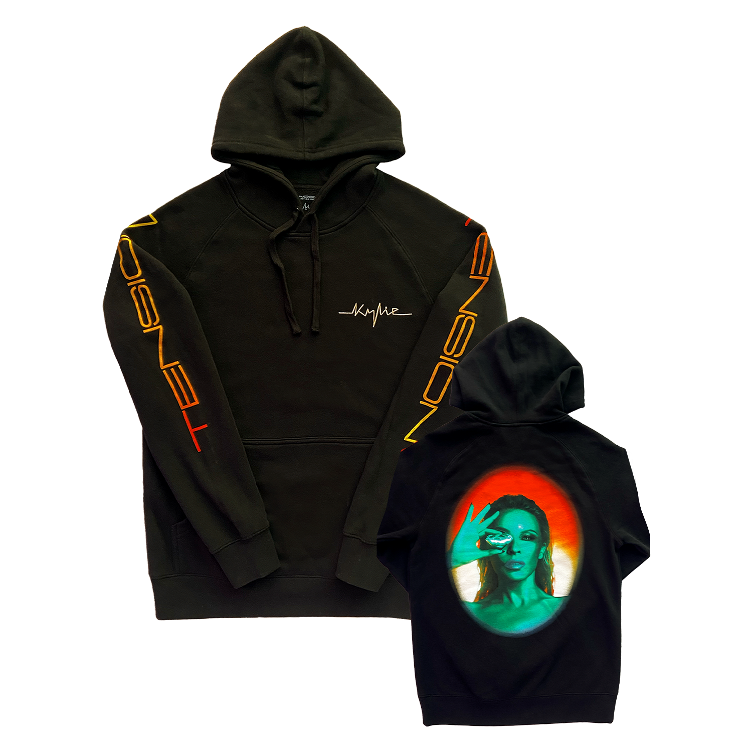 Crystal Eye Black Hoodie